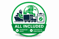 All included: tax, customs and transport